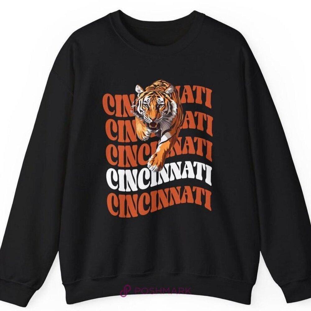 Cincinnati Bengals Football Retro Fan Sweatshirt